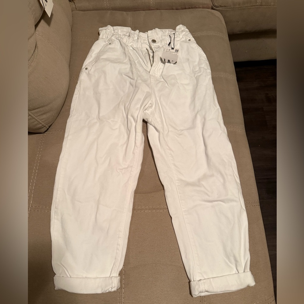 NWT Zara Papwrbag Waist Pants
